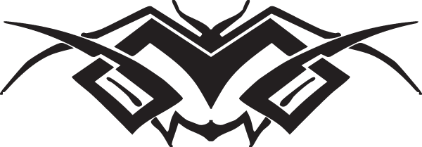 (image for) Bat Tribal Decal