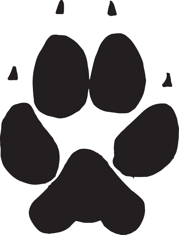 Tiger Footprint DecalThe distinct print of a big cat.A symbol for many scho...