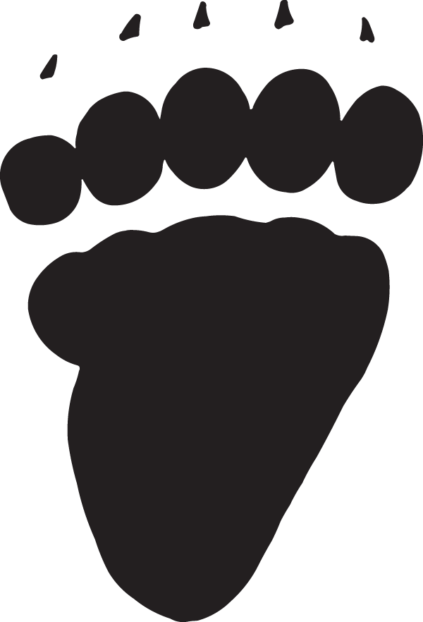 (image for) Bear Track Decal