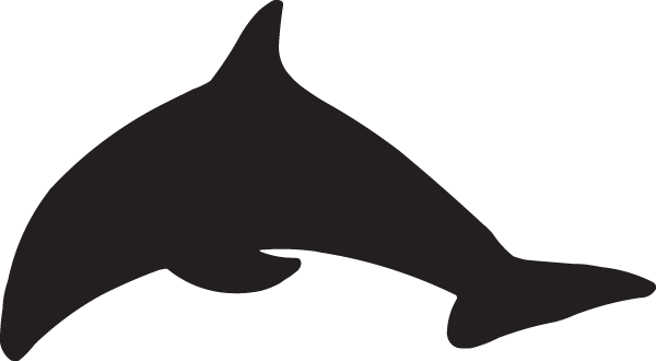 (image for) Dolphin Silhouette Sticker