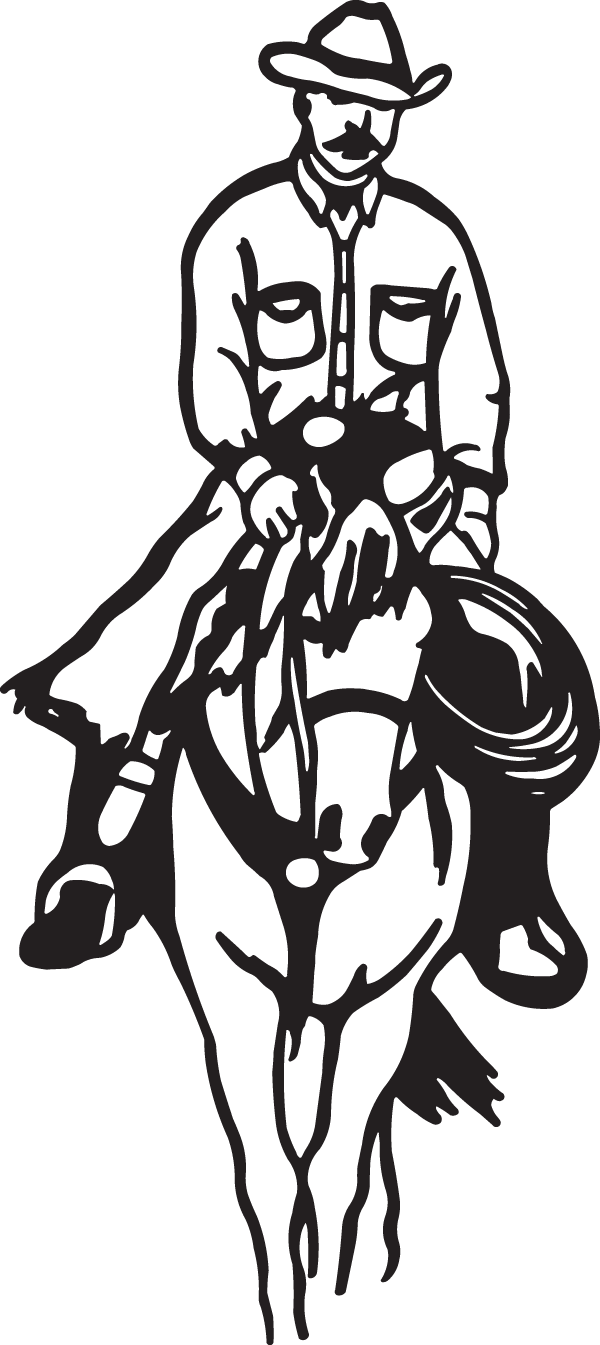 (image for) Cowboy Time Decal
