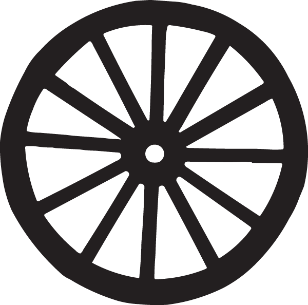 (image for) Wagon Wheel Decal