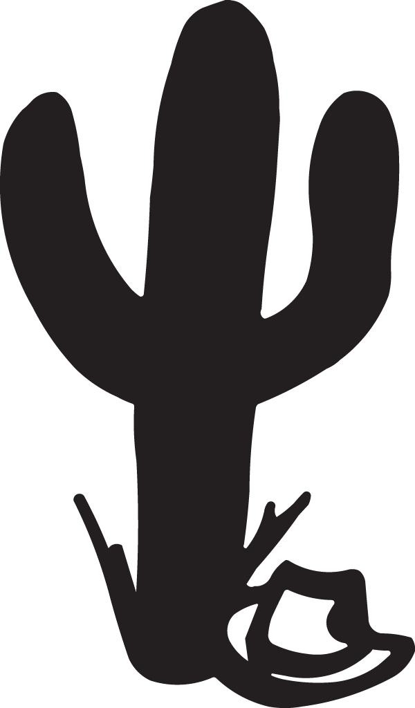 (image for) Cowboy Cactus Decal