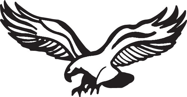 (image for) Eagle In Flight Graphic Decal
